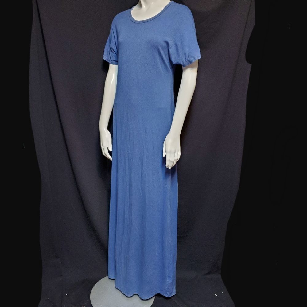 LuLaRoe Blue Maxi Dress (XXS)